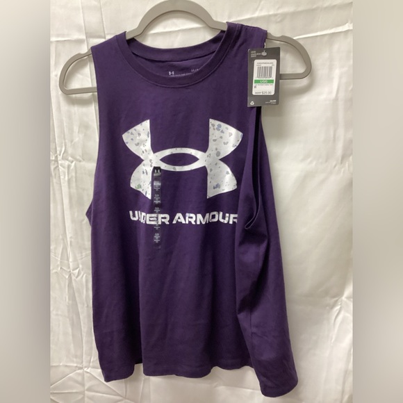 Under Armour Loose Fit Graphic Logo Tank Top - Picture 1 of 6